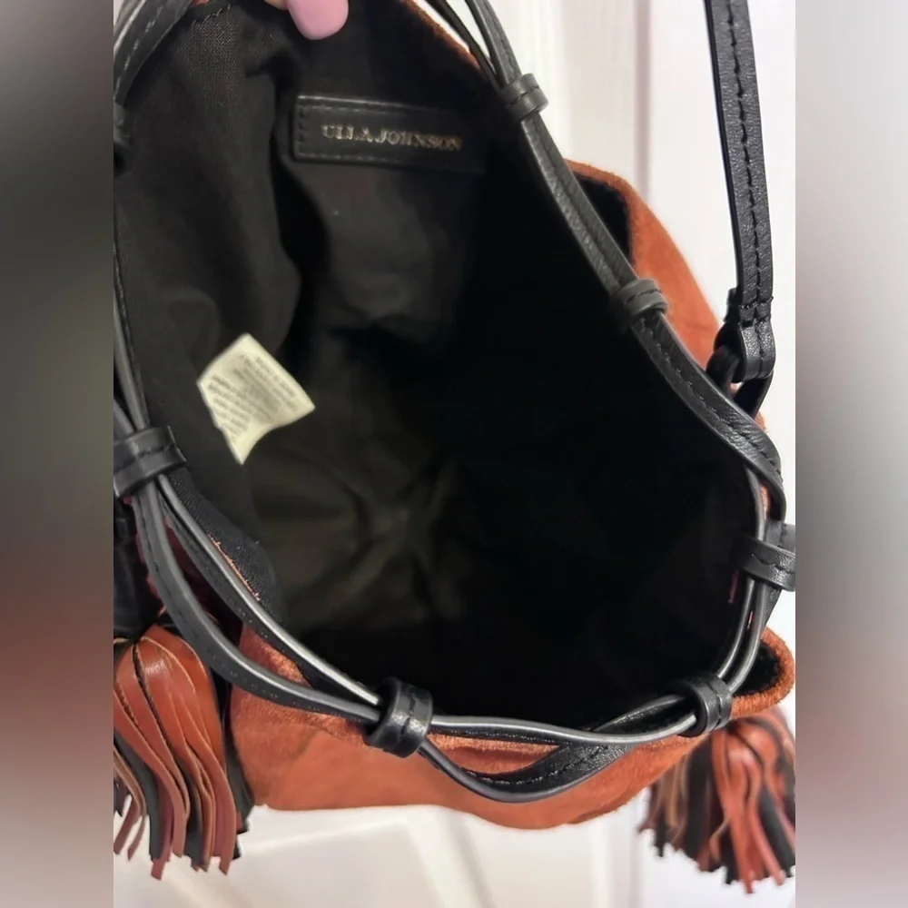 Ulla Johnson, Brea Bucket Bag in Burnt Orange